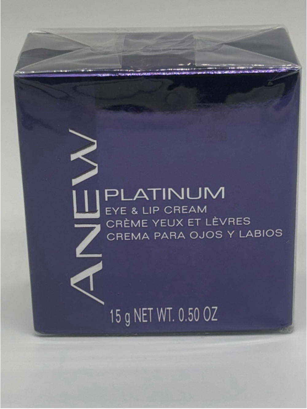 Avon Platinum Eye & Lip Cream Brand New Sealed 15 g .50 oz